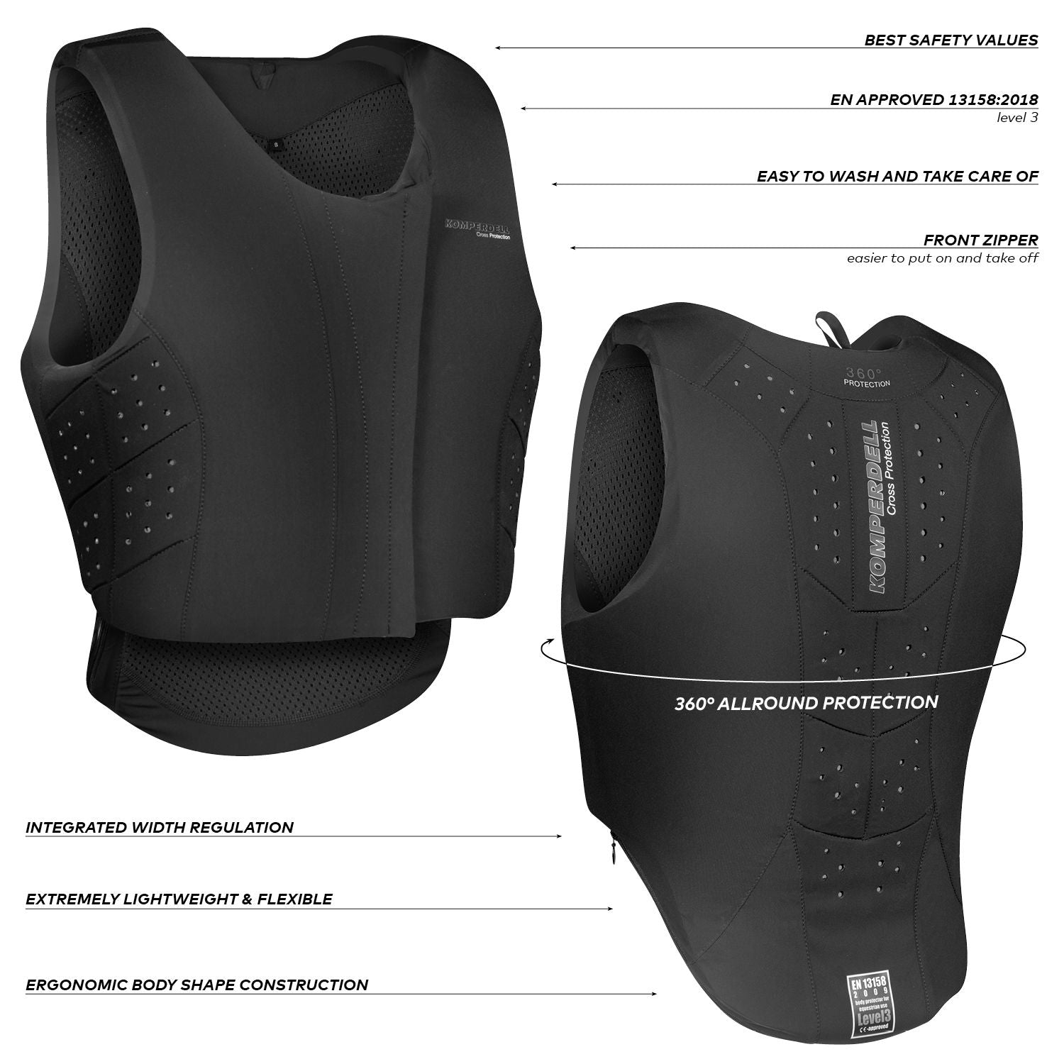 Komperdell Reg Fit Safety Vest -  Beta L3