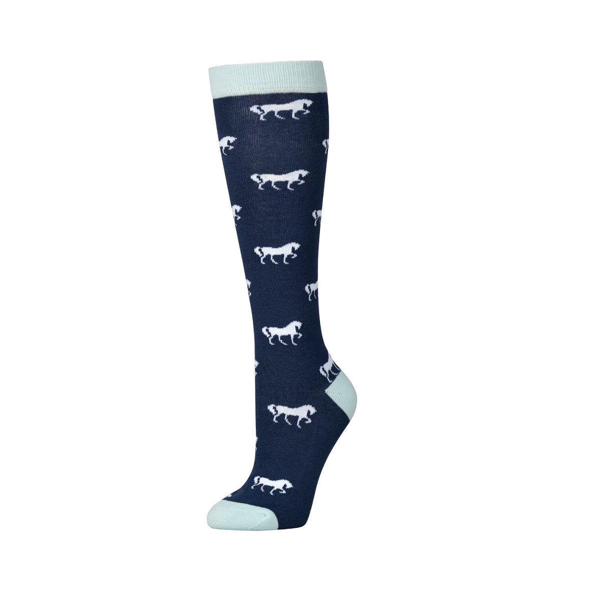 Naval Academy w White Horses Socks