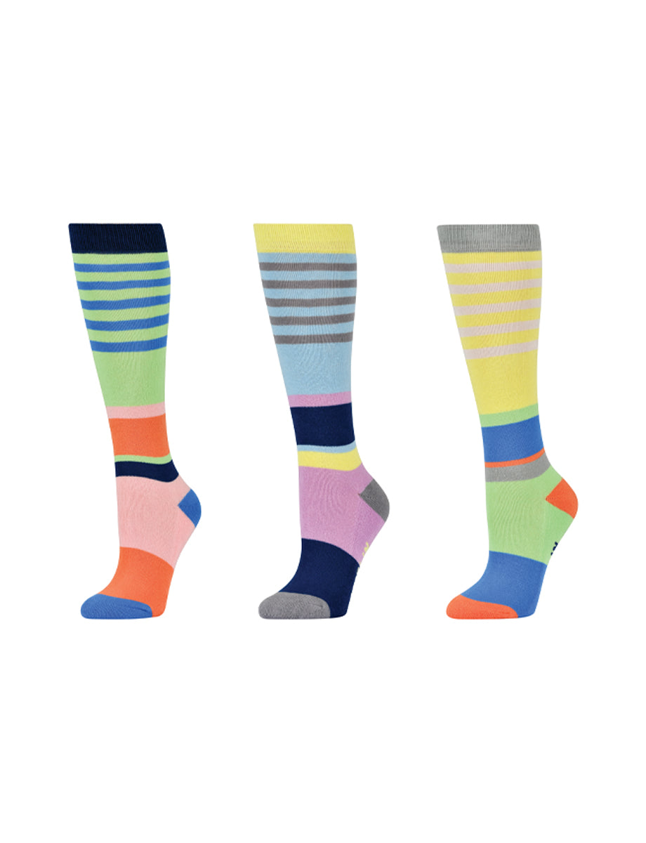 Kids 3 Pack Socks - Colour Block