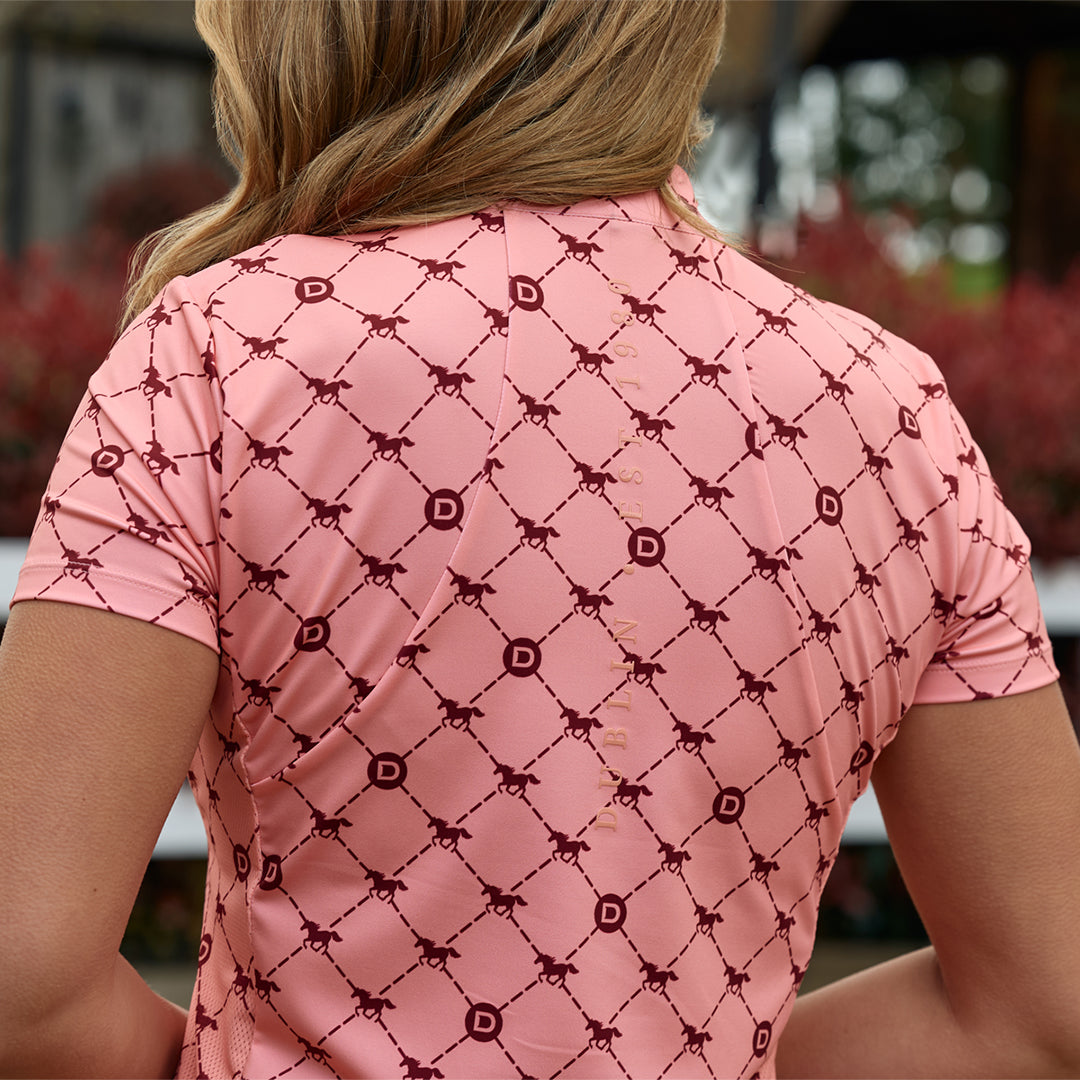Dublin 1/4 Zip Breathable Short Sleeve Top