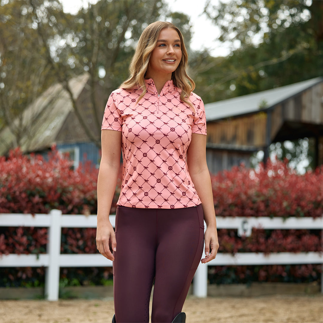Dublin 1/4 Zip Breathable Short Sleeve Top