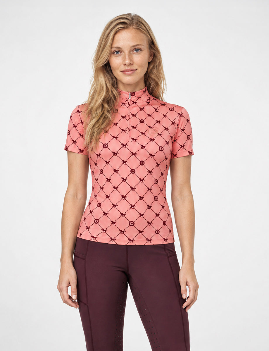 Dublin 1/4 Zip Breathable Short Sleeve Top