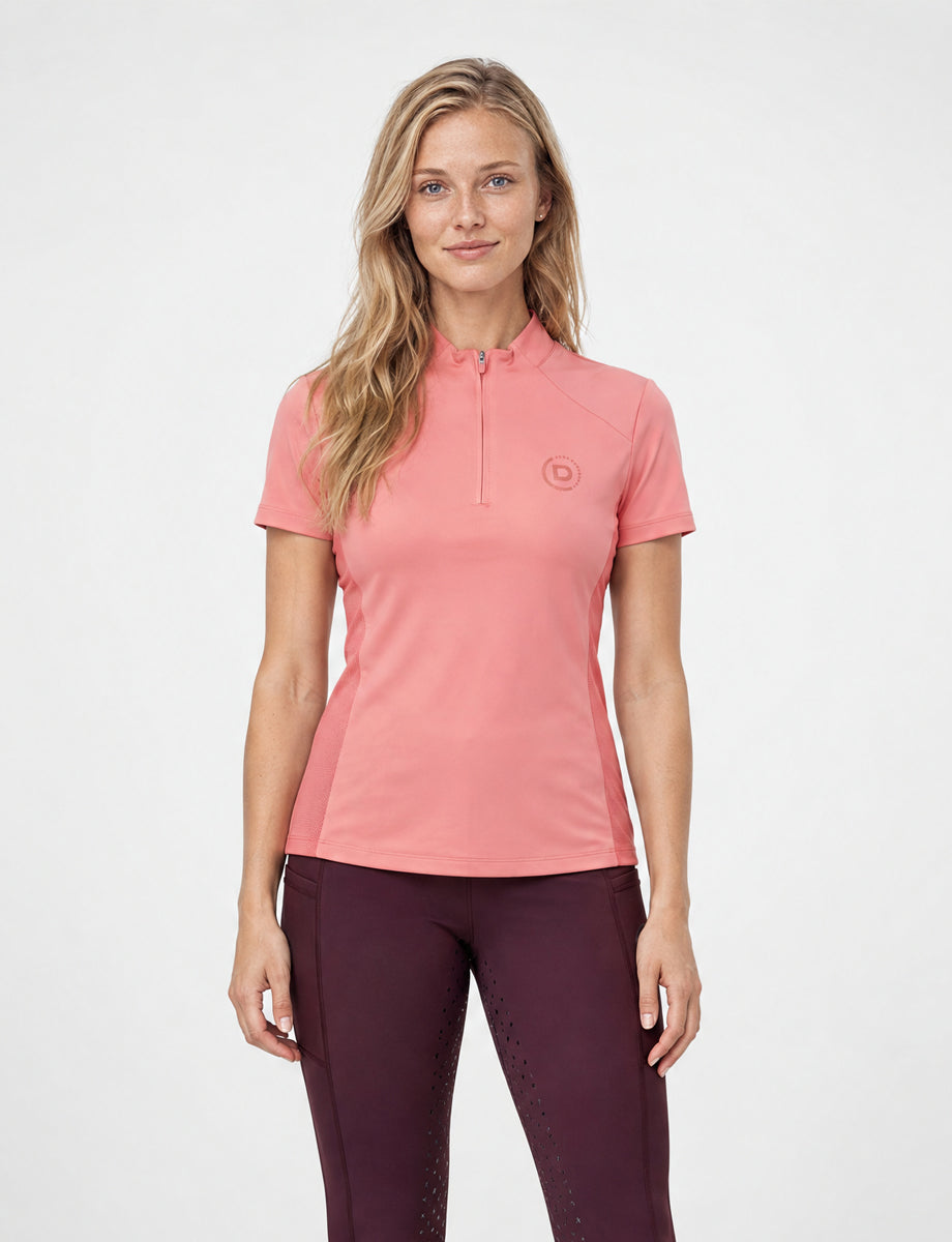 Dublin 1/4 Zip Breathable Short Sleeve Top