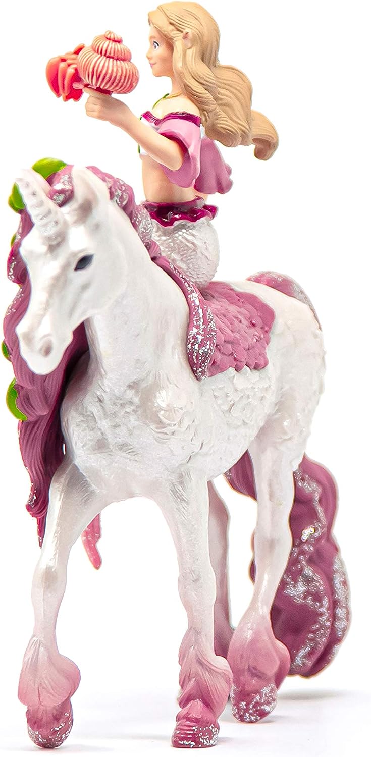 Schleich Mermaid Feya Riding Unicorn