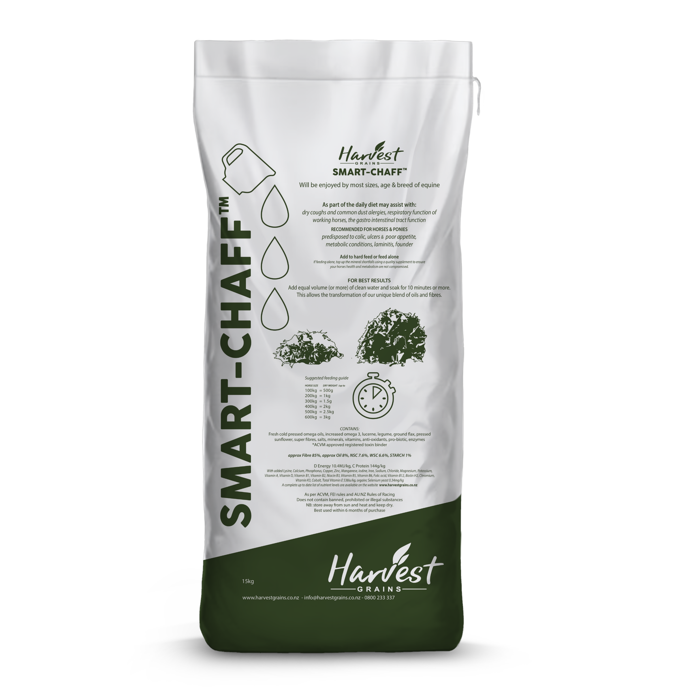 Harvest Grains Smart Chaff - Green Font