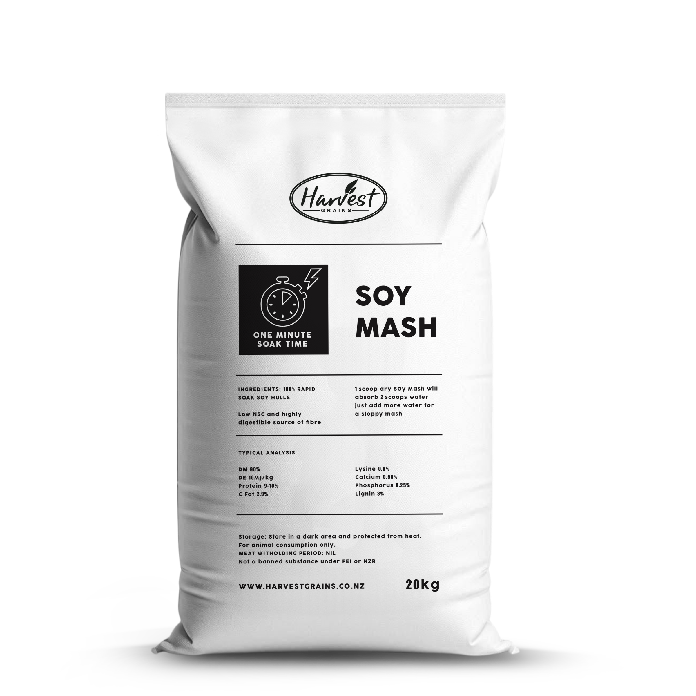 Harvest Grains Mash - Soy Hulls