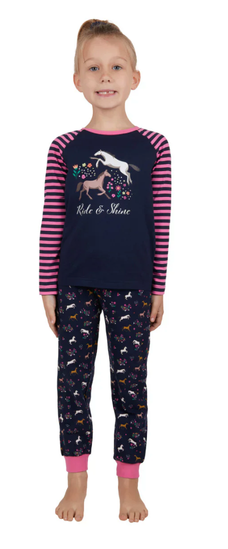 Thomas Cook Girls Glow in the Dark Shine Long Sleeve PJS
