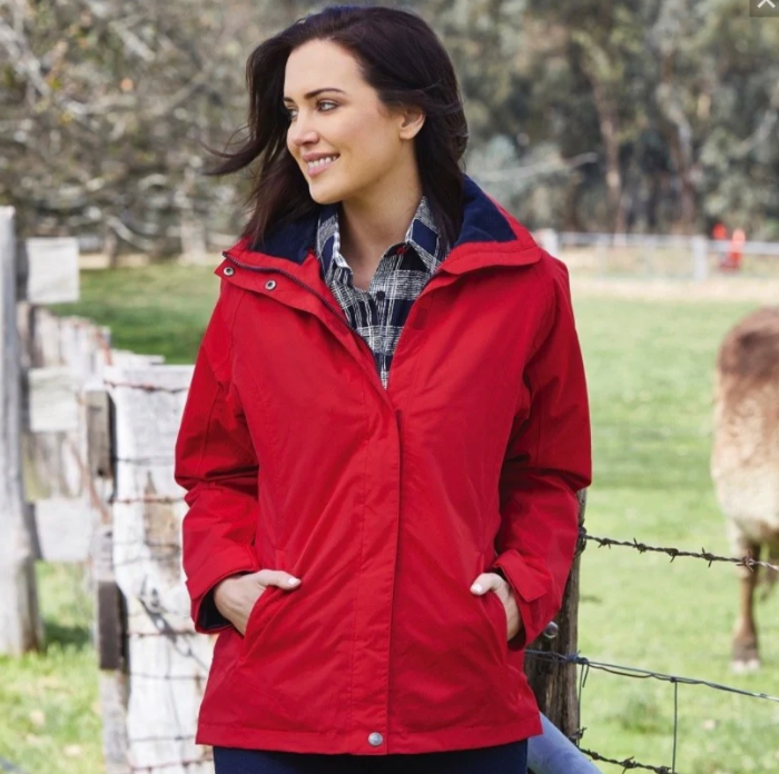 Thomas Cook Womens Jane Waterproof Jacket Red/Navy
