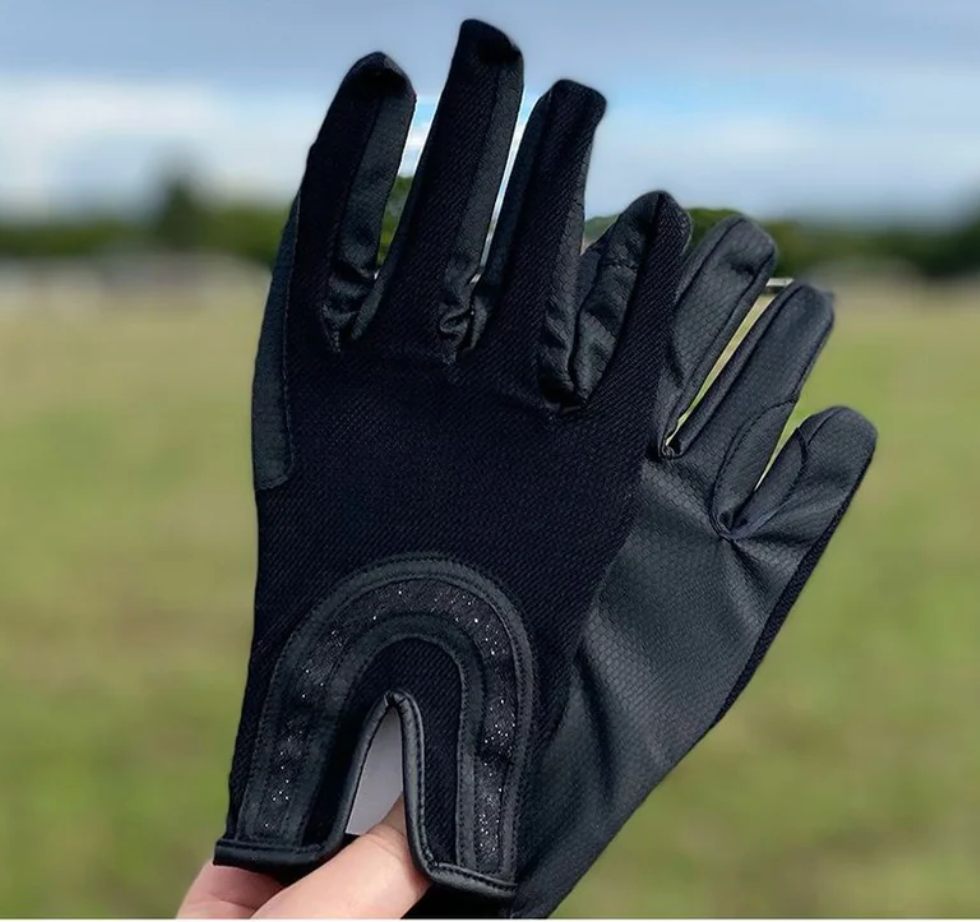 Dublin Pull On Glitter Mesh Gloves