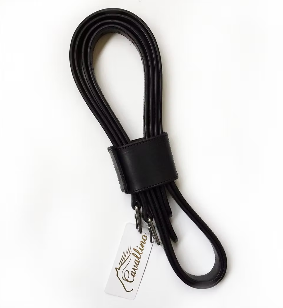 Cavallino Biothane Centre Stirrup Leathers