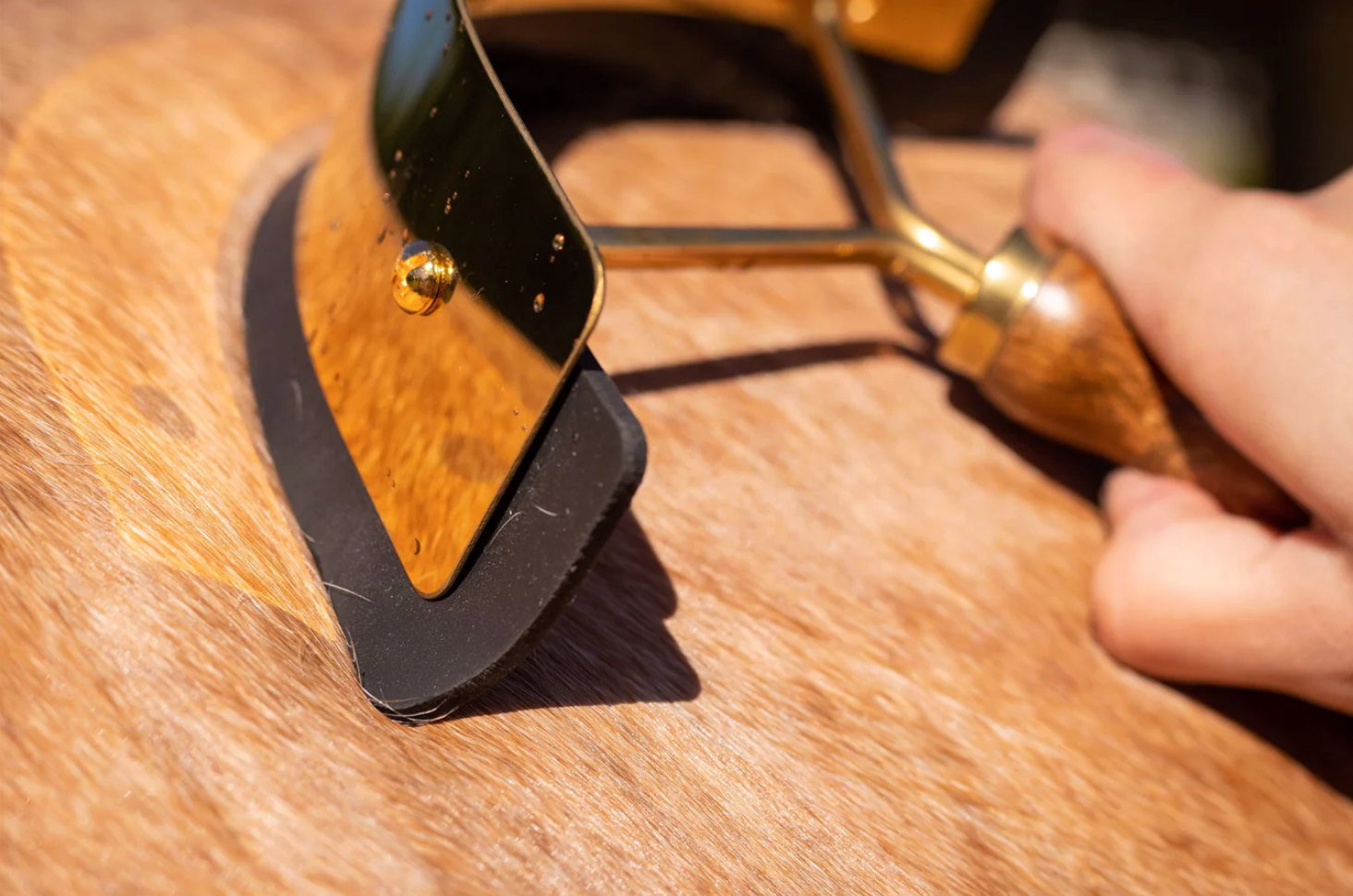 Hairy Pony Gold Sweat Scraper