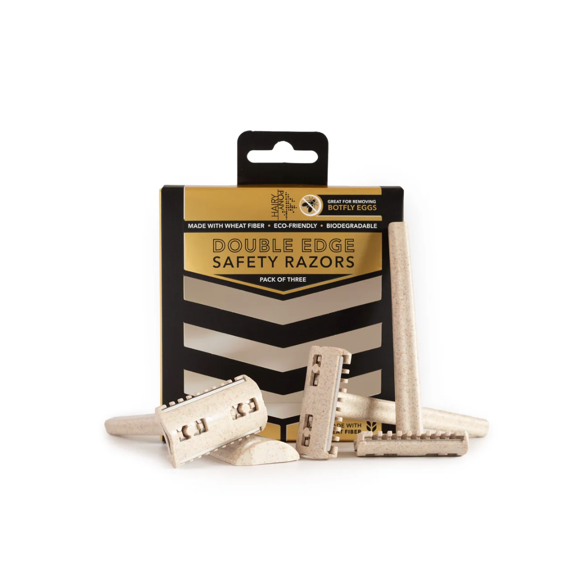 Hairy Pony Double Edge Safety Razor - 3pk