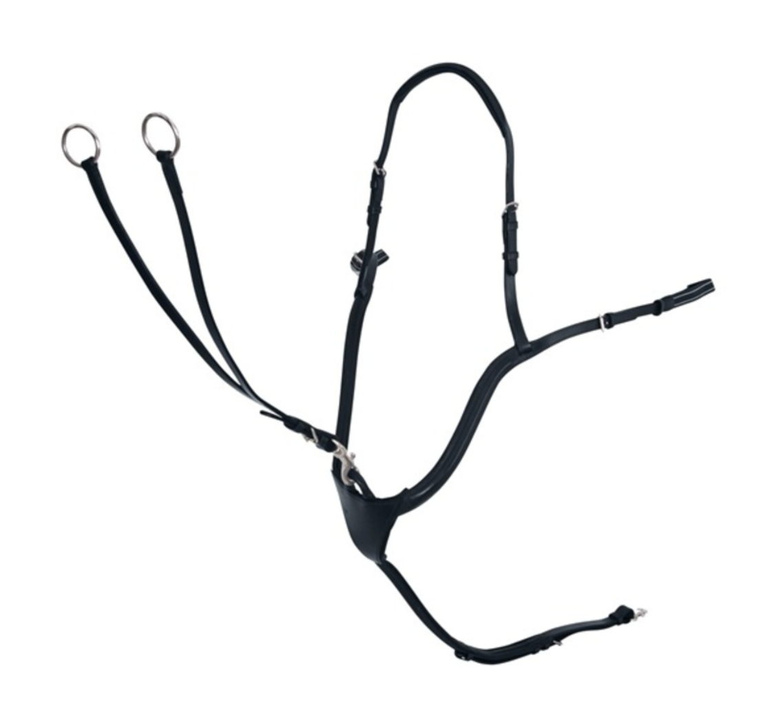 Cavallino Contoured 3 Point Breastplate