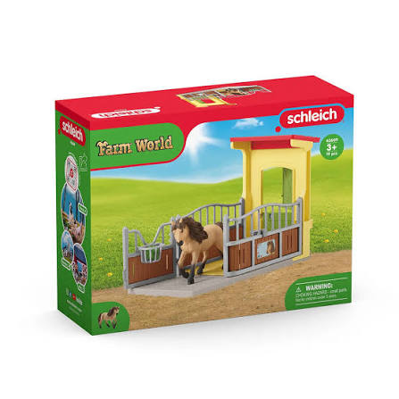 Schleich Pony Box with Icelandic Pony Stallion