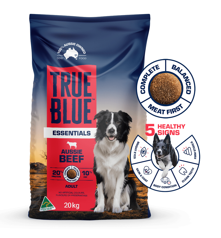 True Blue Essentials Dog Food Beef 20kg