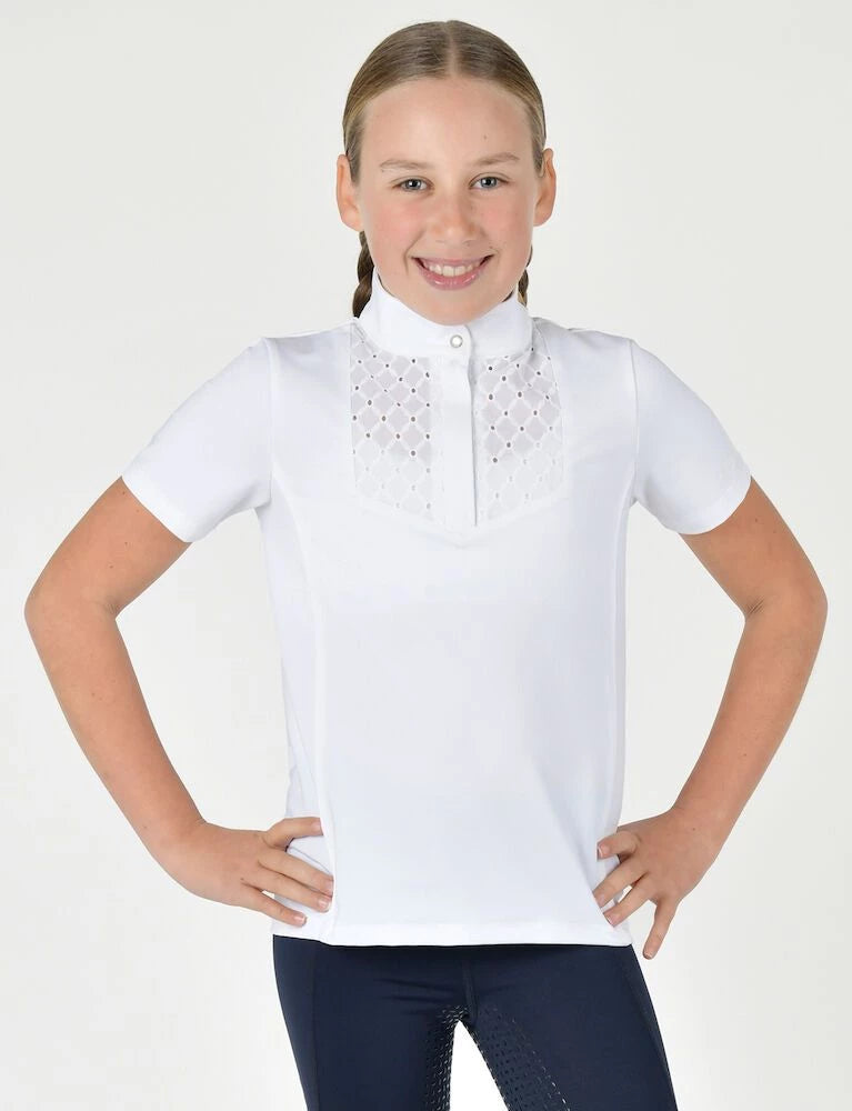 Dublin Kids Jade Broderie Trim Competition Top