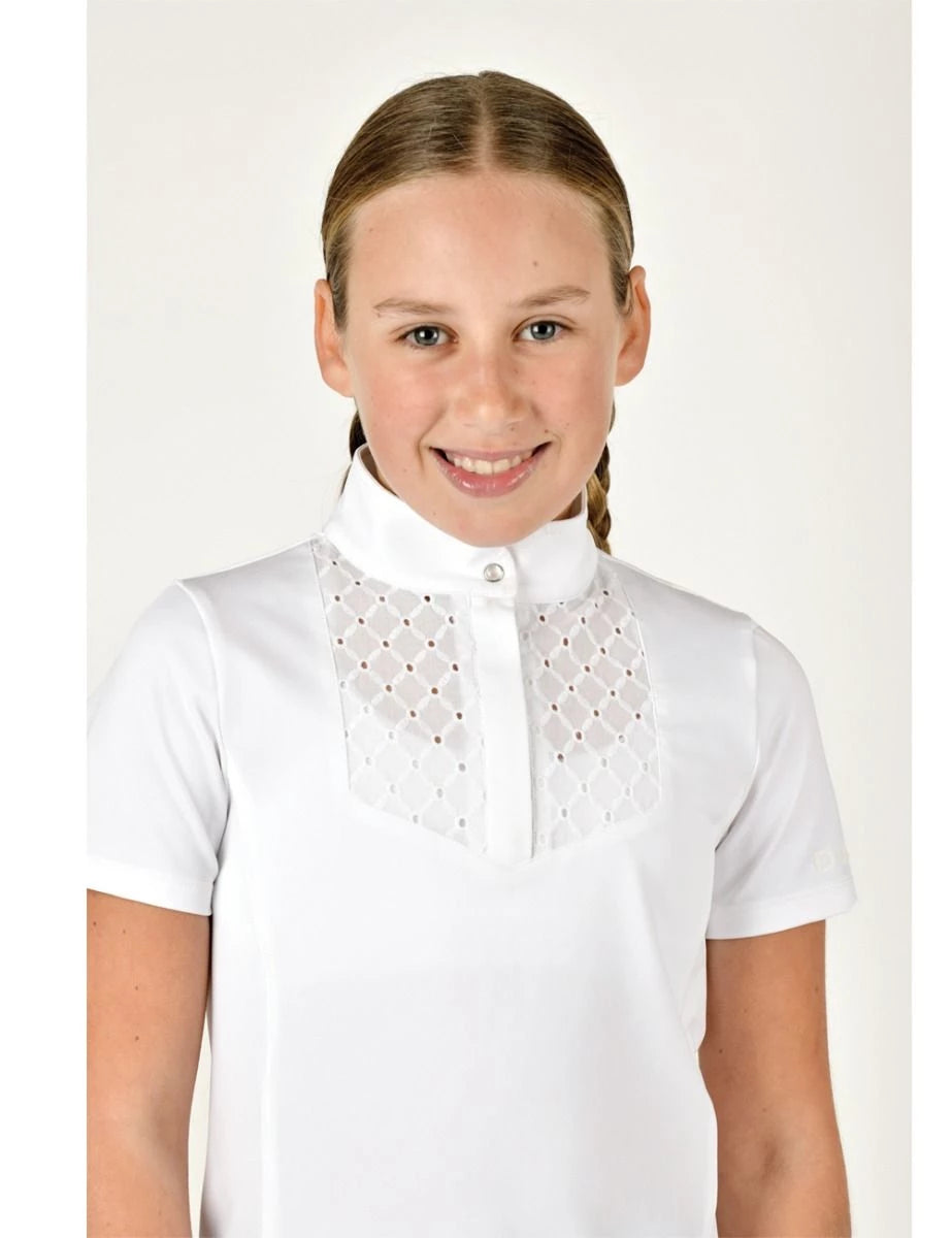 Dublin Kids Jade Broderie Trim Competition Top