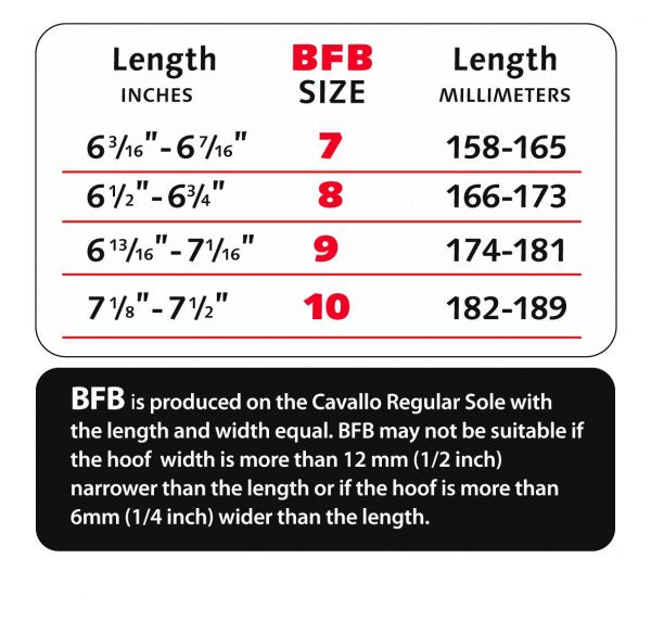 Cavallo BFB Big Foot Hoof Boot — Horselands