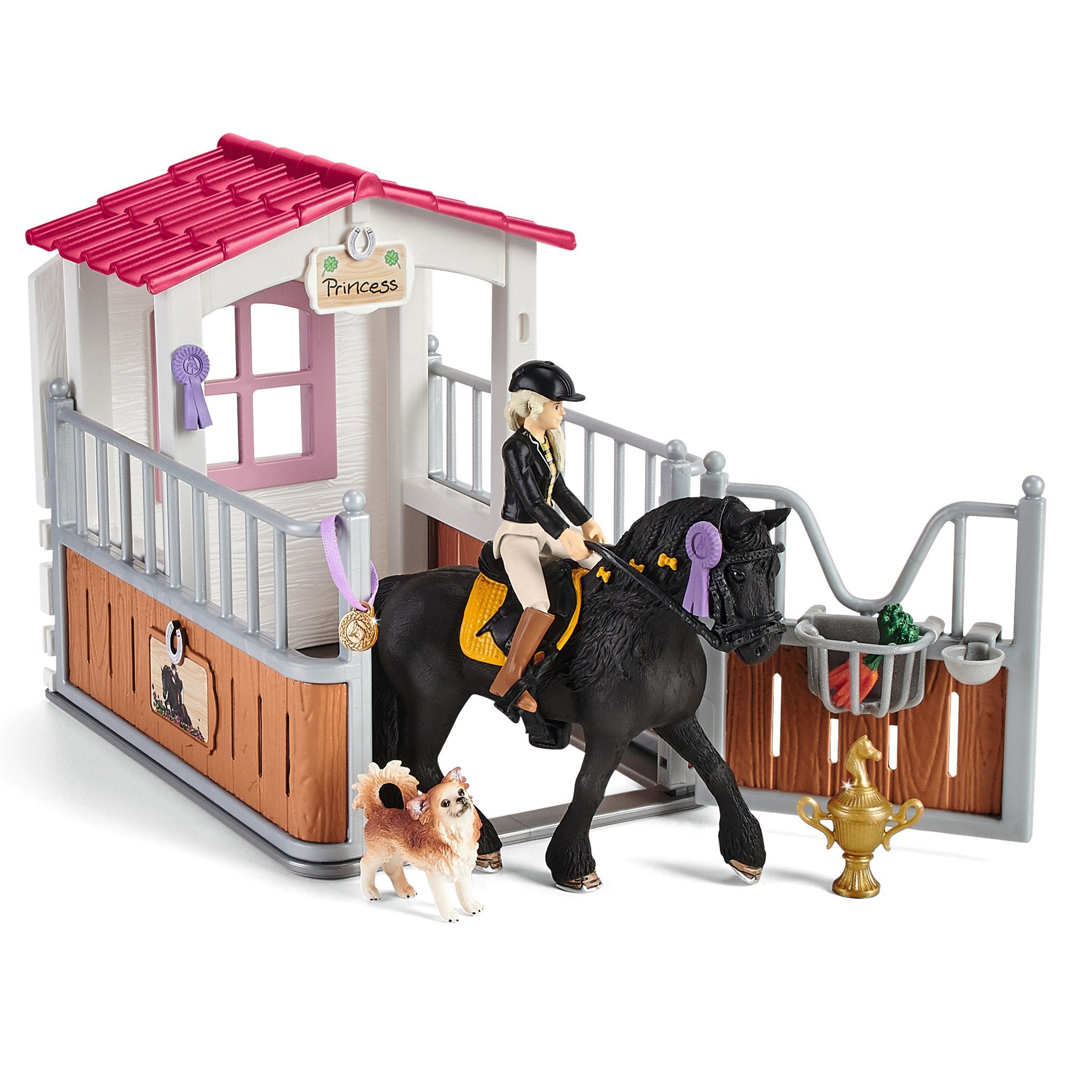 Schleich Horse Stall w Tori & Princess