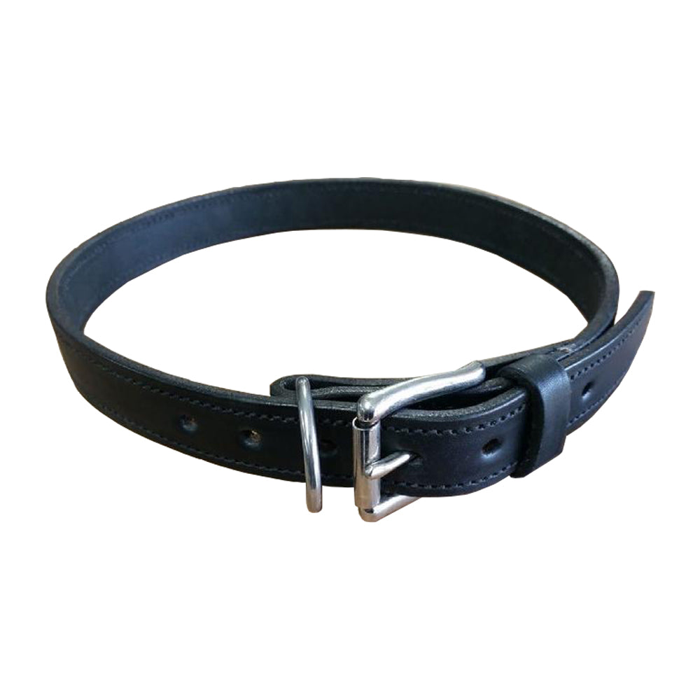 Leather Dog Collar - Stitched