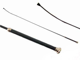 Chevalier Leather Handle Dressage Whip