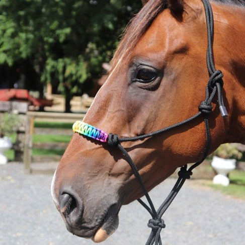 Chevalier Rainbow Rope Halter - Pony