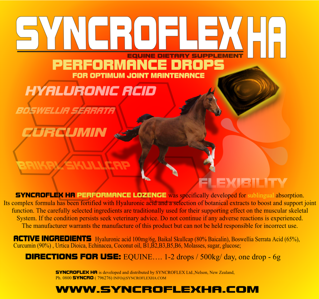 Syncroflex HA Equine_Performance Drops — Horselands
