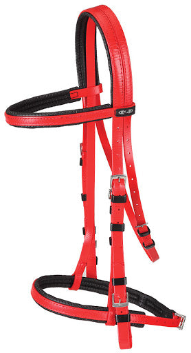 Zilco Padded Complete Race Bridle Red