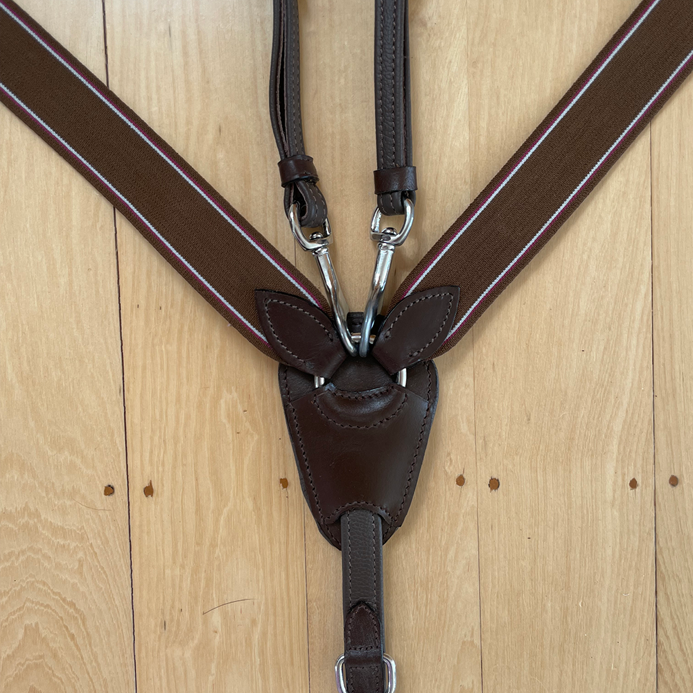 Y Front Elastic Breastplate Martingale